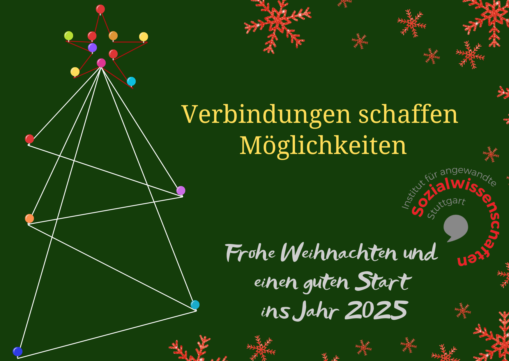 Weihnachtsgruß Institut für angewandte Sozialwissenenschaften